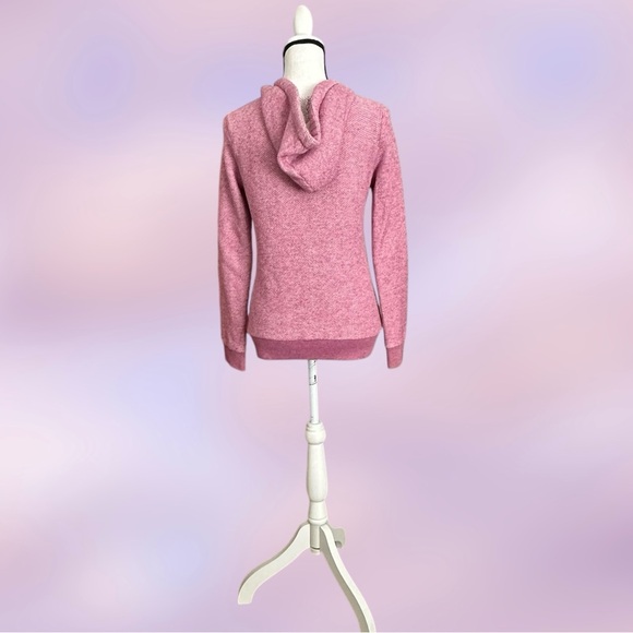 EUC! ROXY RAW EDGE PINK ZIP UP HOODIE - Picture 6 of 10